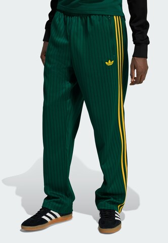 Loosefit Pantalon 'Firebird' ADIDAS ORIGINALS en vert : devant