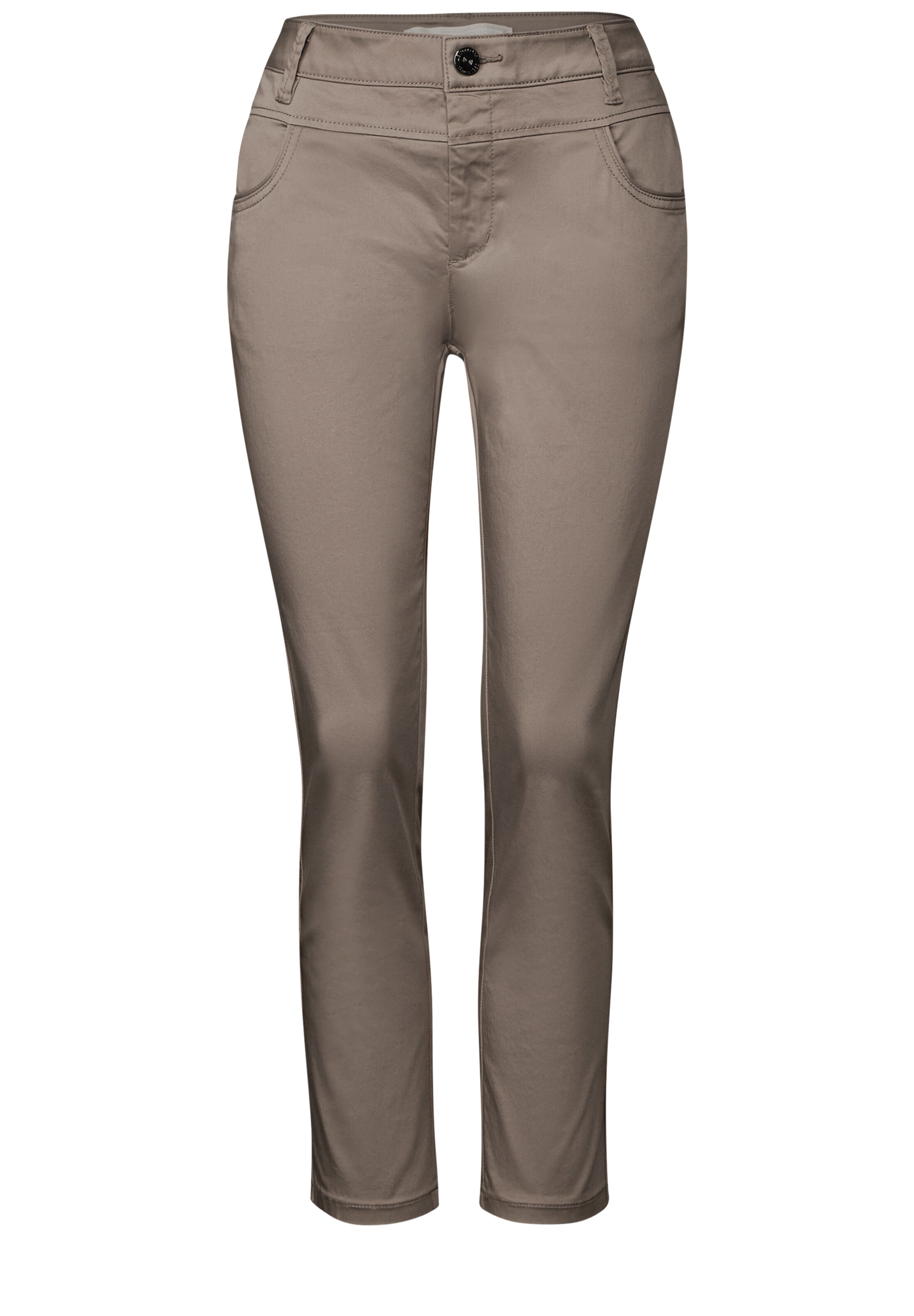 STREET ONE Pants in Brown: front