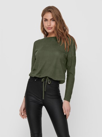 ONLY Shirt 'EMMA' in Groen: voorkant