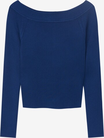 Pull&Bear Trui in Blauw: voorkant