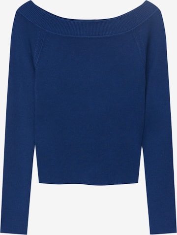 Pullover di Pull&Bear in blu: frontale