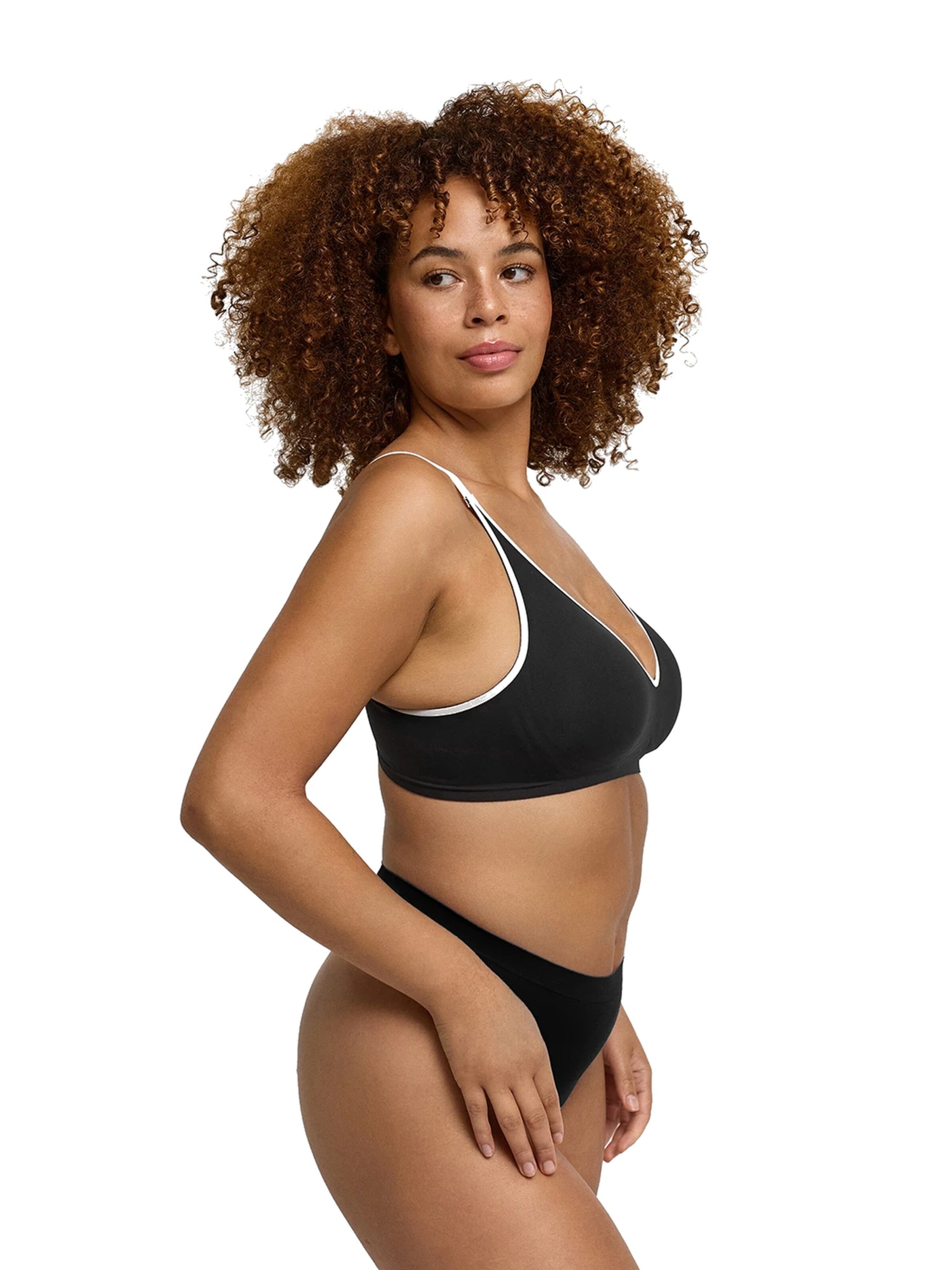 Push-up Soutien-gorge 'Lined Comfort Push-Up BH' cfab (formerly creamy fabrics) en noir