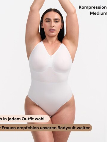 creamy Shaping Bodysuit in White