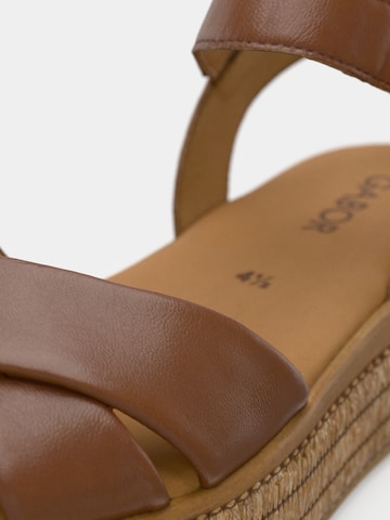 Sandales GABOR en marron