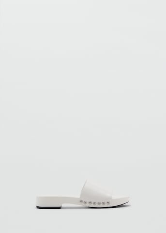 MANGO Pantolette 'Lula' in Weiß