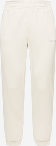 Calvin Klein Performance Workout Pants in Beige: front