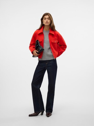 VERO MODA Kevad-sügisjope 'VMFORTUNEFREJ', värv punane