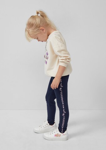 Coupe slim Leggings s.Oliver en bleu