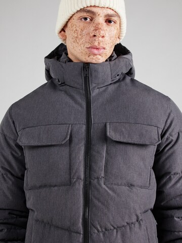 JACK & JONES Winter jacket 'JJBuild' in Grey