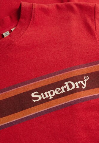 Superdry Shirt 'Venue' in Rood