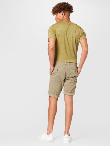 Regular Pantalon chino TOM TAILOR en beige