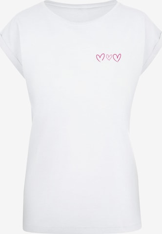 Mister Tee T-Shirt 'Always Trust Your Heart' in Weiß: Vorderseite