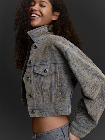 Bershka Between-season jacket in Blue