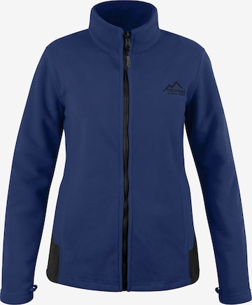 normani Functionele fleece jas 'Ivalo' in Blauw: voorkant