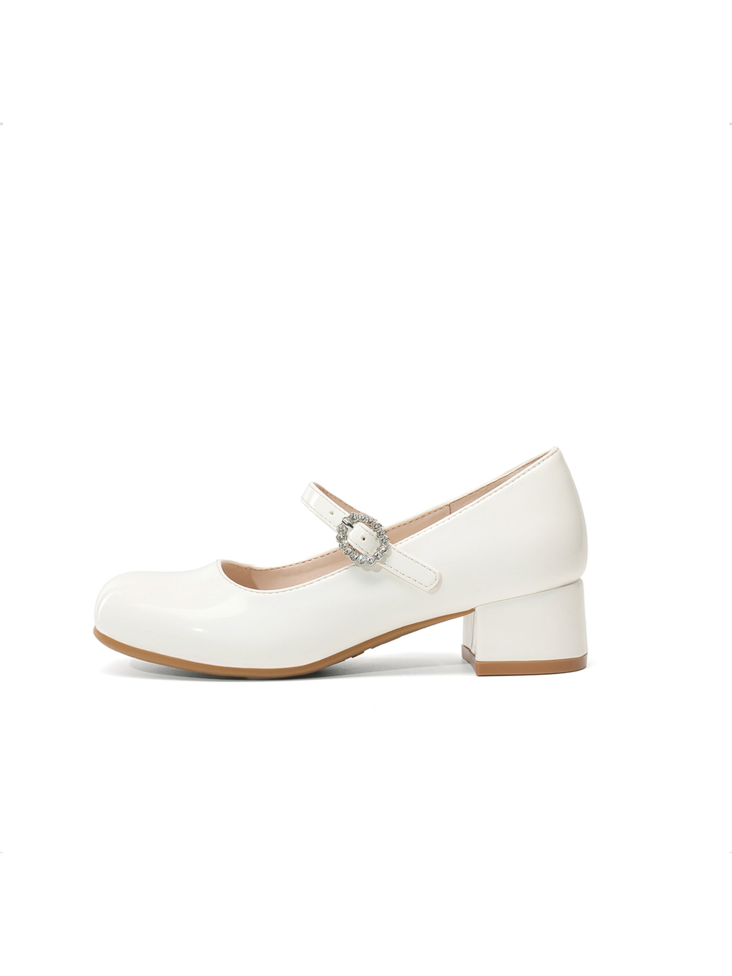 Ballerines Dream Pairs en blanc : devant