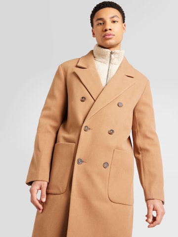 TOPMAN Between-seasons coat in Beige