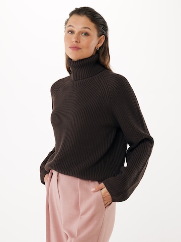 MEXX Пуловер в кафяво: отпред