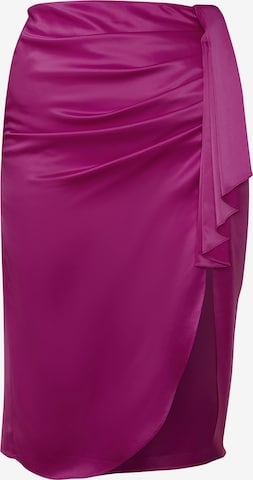 Chi Chi London Skirt in Purple: front