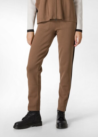 DEHA Regular Broek in Bruin: voorkant