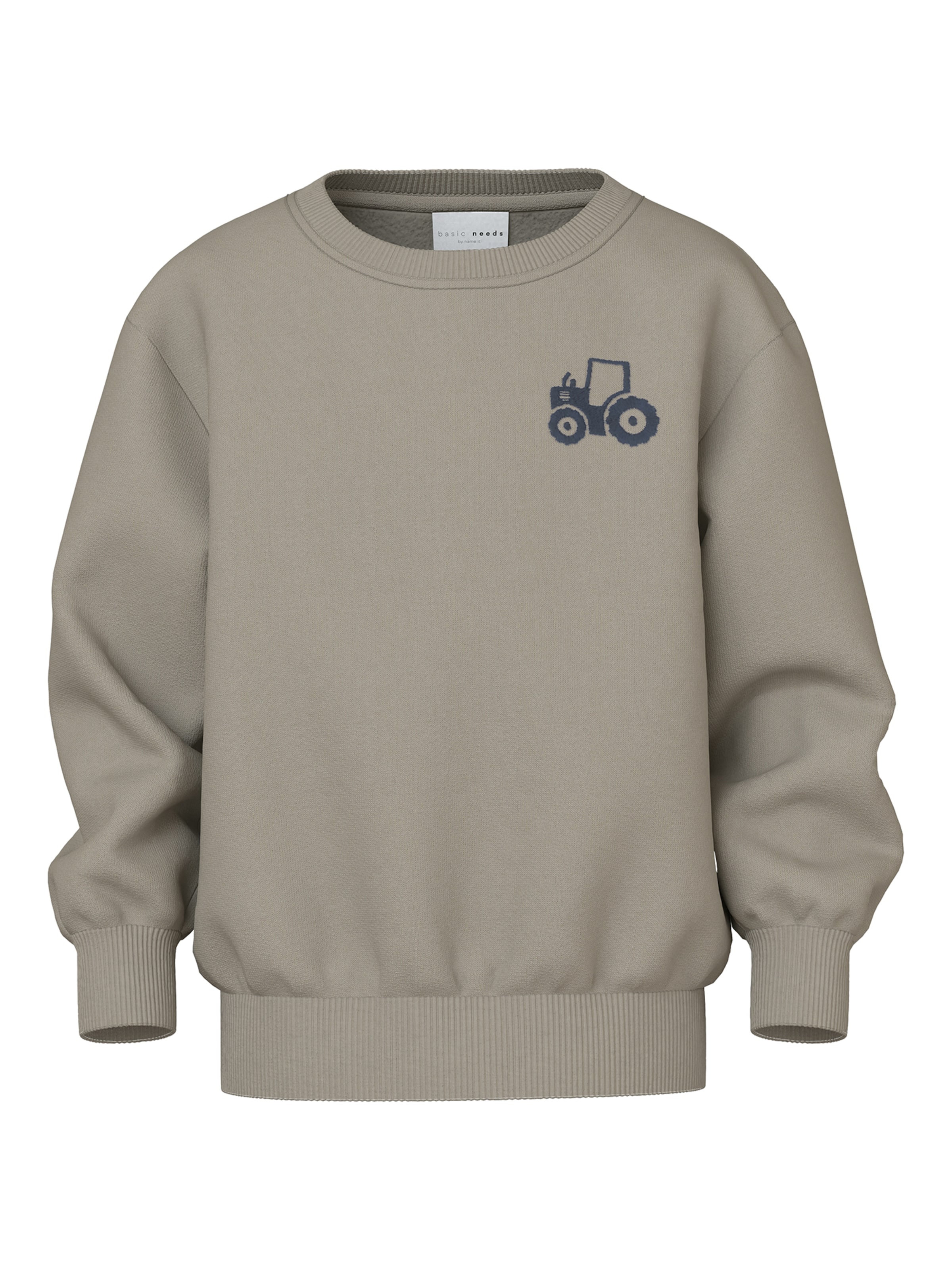 NAME IT Μπλούζα φούτερ 'NMMVALLEN' σε γκρι: μπροστά