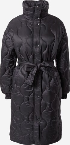 Dorothy Perkins Winter coat in Black: front