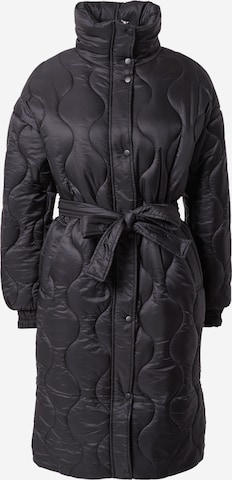 Dorothy Perkins Winter Coat in Black: front