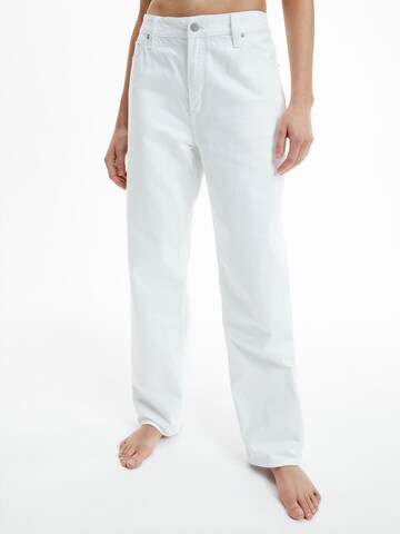 Calvin Klein Jeans Jeans 'Neunzigerjahre-Look ' in Weiß: predná strana
