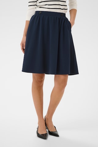 Kaffe Sukně 'KAPhoebe' – modrá: přední strana