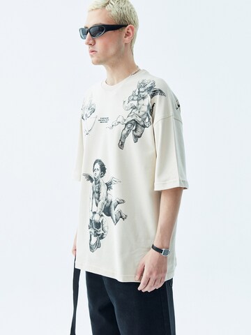 Tricou 'Rochester' de la VAMOS CLO pe bej