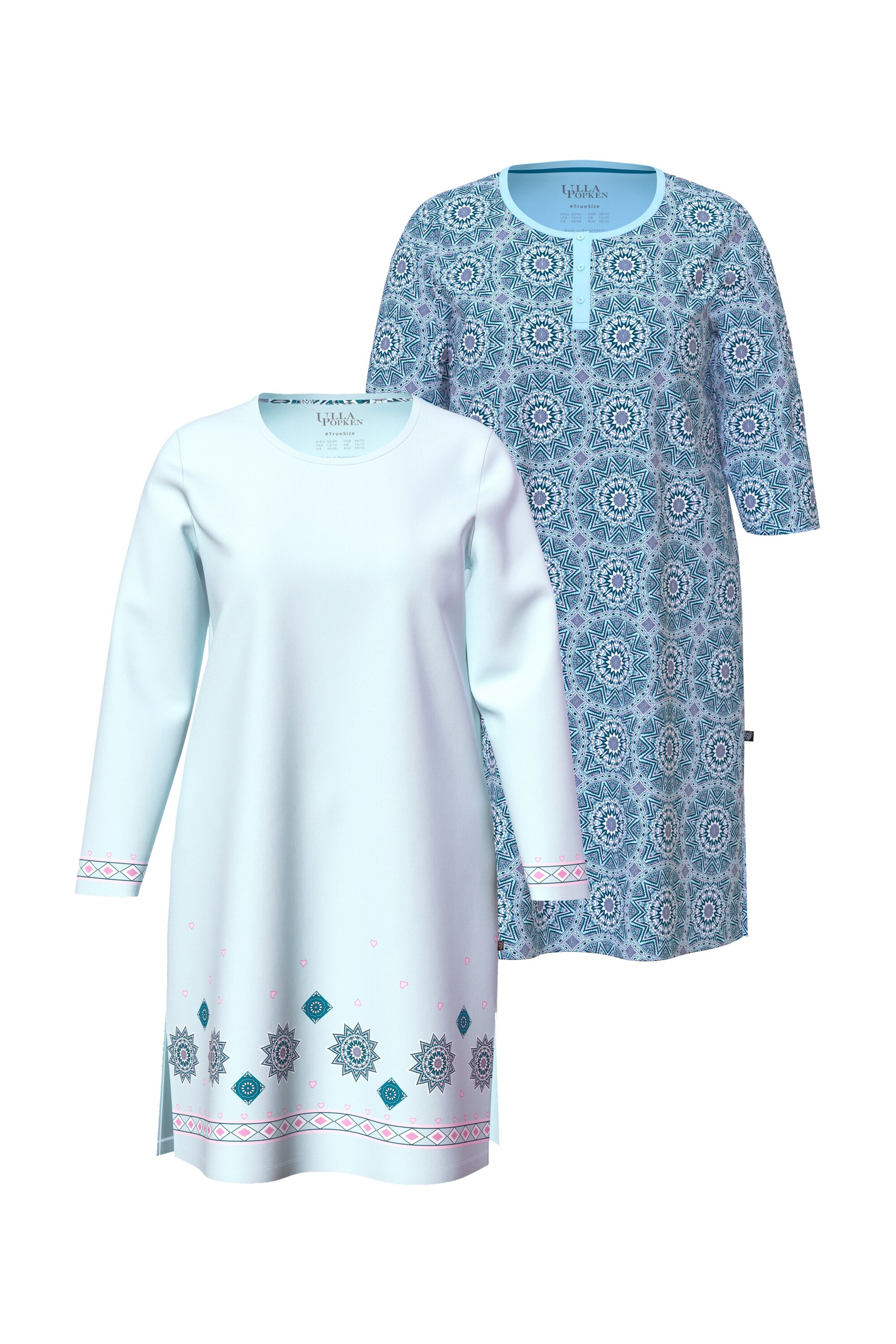 Ulla Popken Nightgown in Mixed colours: front