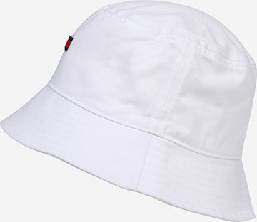 Tommy Jeans Hat in White: front