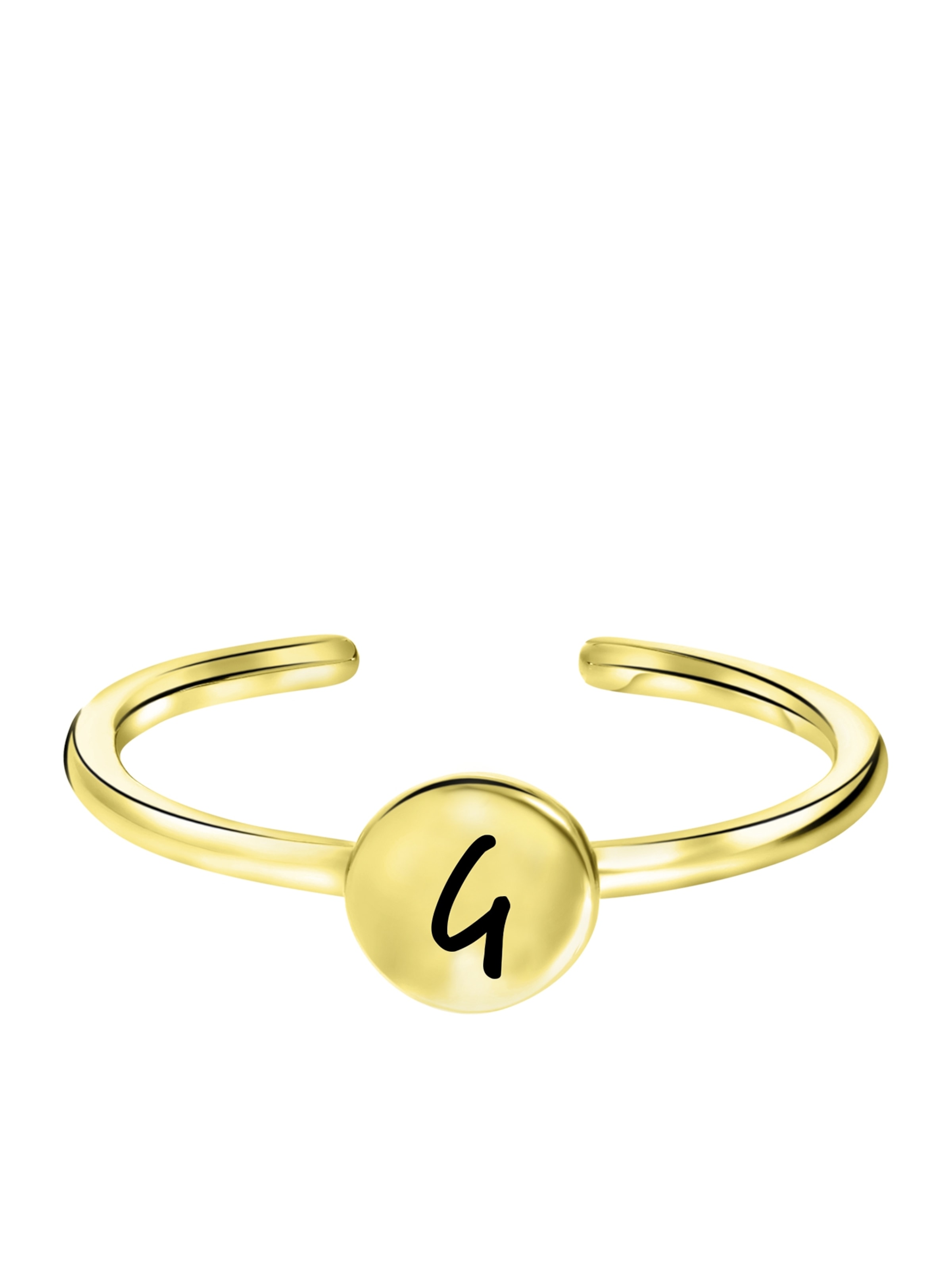 Lucardi Ring in Gold: front