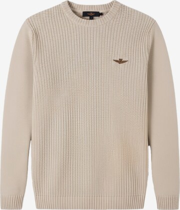 Aeronautica Militare Pullover 'Maglione' in Weiß: Vorderseite