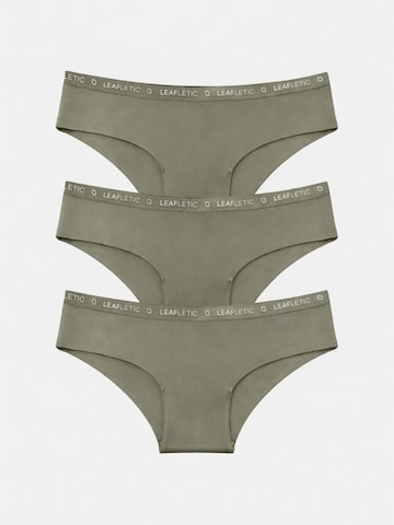 Culotte 'Leafletic Mid Rise Hipsters/Brief' LEAFLETIC en vert : devant