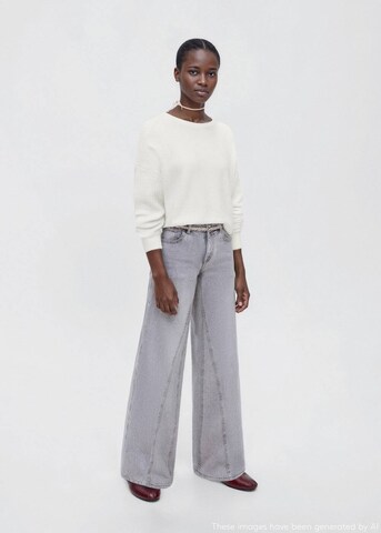 MANGO TEEN Pullover 'Perla'. in Weiß