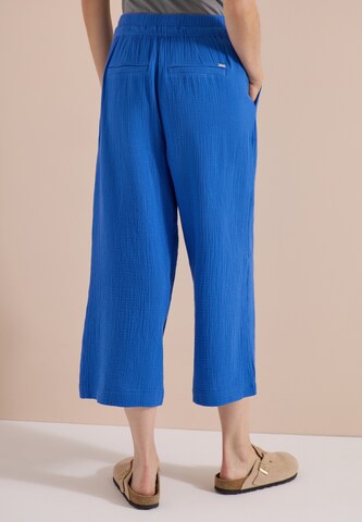 CECIL Wide Leg Hose in Blau