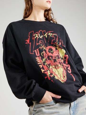 Nasty Gal Sweatshirt 'Slayer' i sort