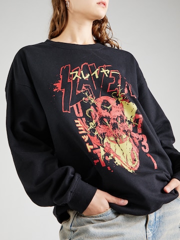 Nasty Gal Sweatshirt 'Slayer' in Schwarz