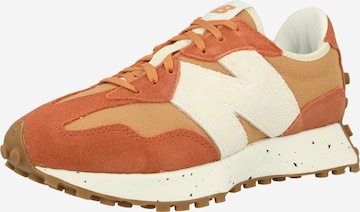 new balance Låg sneaker '327' i brun: framsida