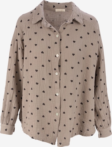 Chemisier 'Liya' Seasons of April en gris : devant