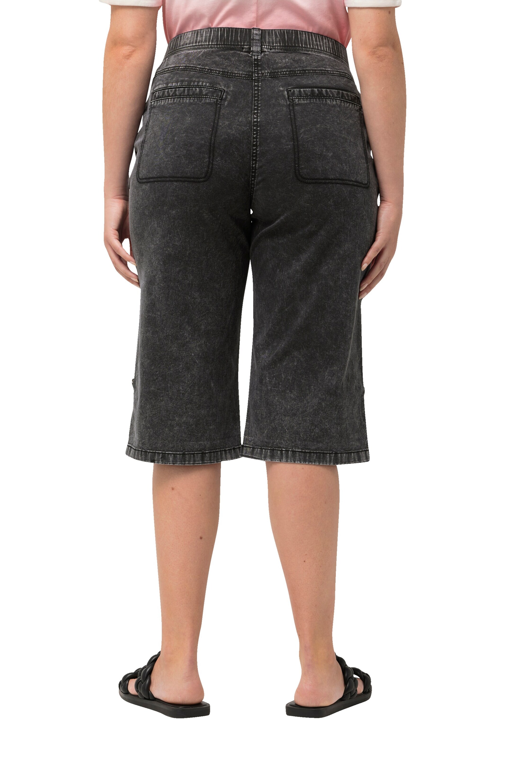 Ulla Popken Skinny Jeans in Schwarz