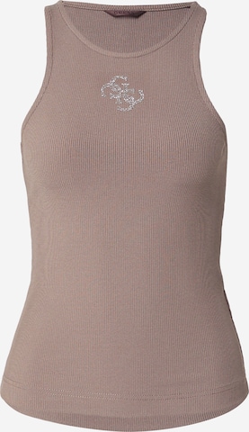 Top 'Guendalina' di GUESS in marrone: frontale
