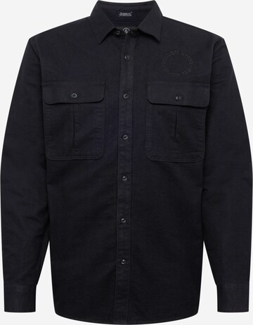Volcom Button Up Shirt 'MINNERET' in Black: front
