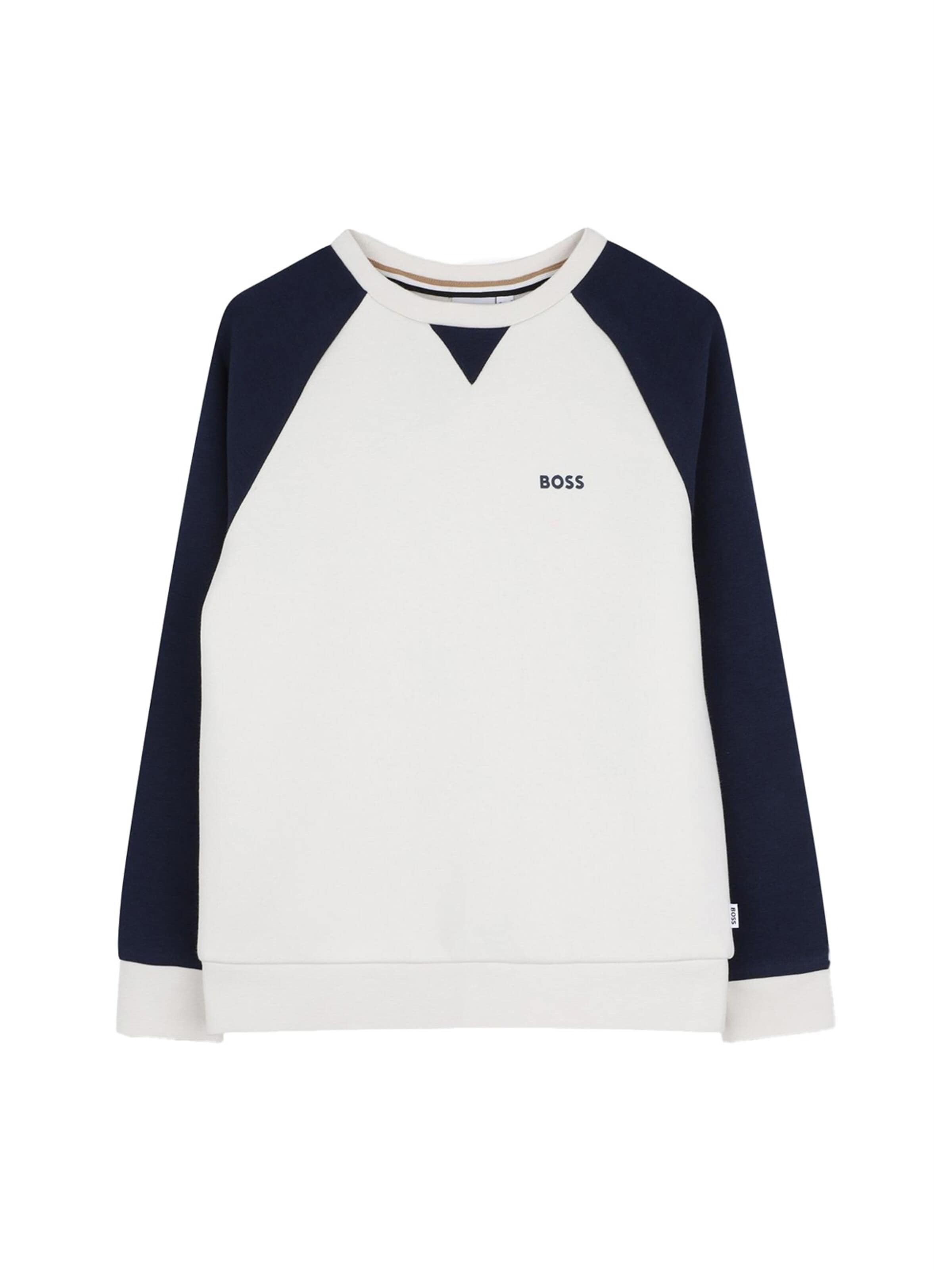 BOSS Sweatshirt in White: front