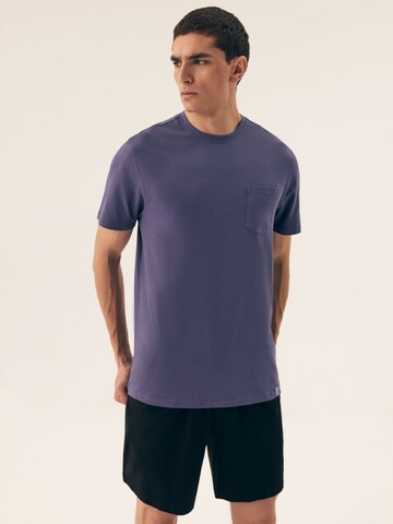 Henderson Pyjama kort 'Mick' in Blauw