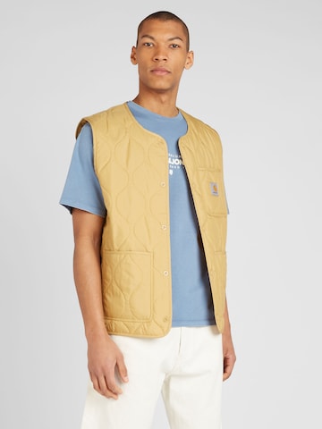 Carhartt WIP Vest 'Skyton', värv kollane: eest vaates