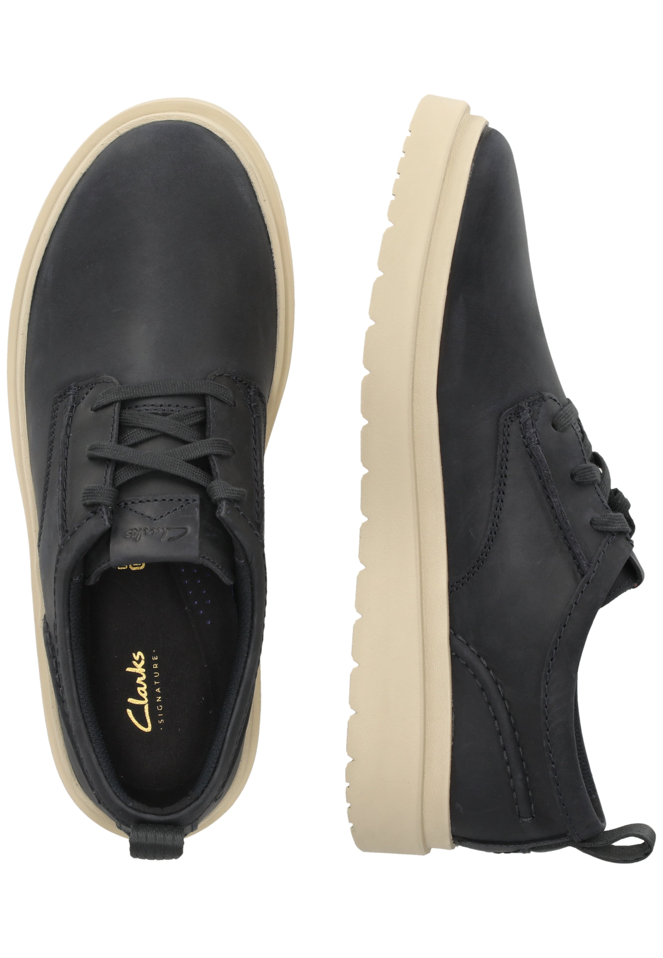 CLARKS Lace-up shoe 'Polden Lace' in Blue
