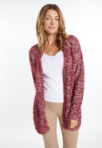 Usha Knit cardigan 'Lurea' in Red: front