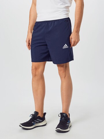 ADIDAS SPORTSWEAR Regular Sportbroek 'Aeroready Essentials Chelsea Small Logo' in Blauw: voorkant