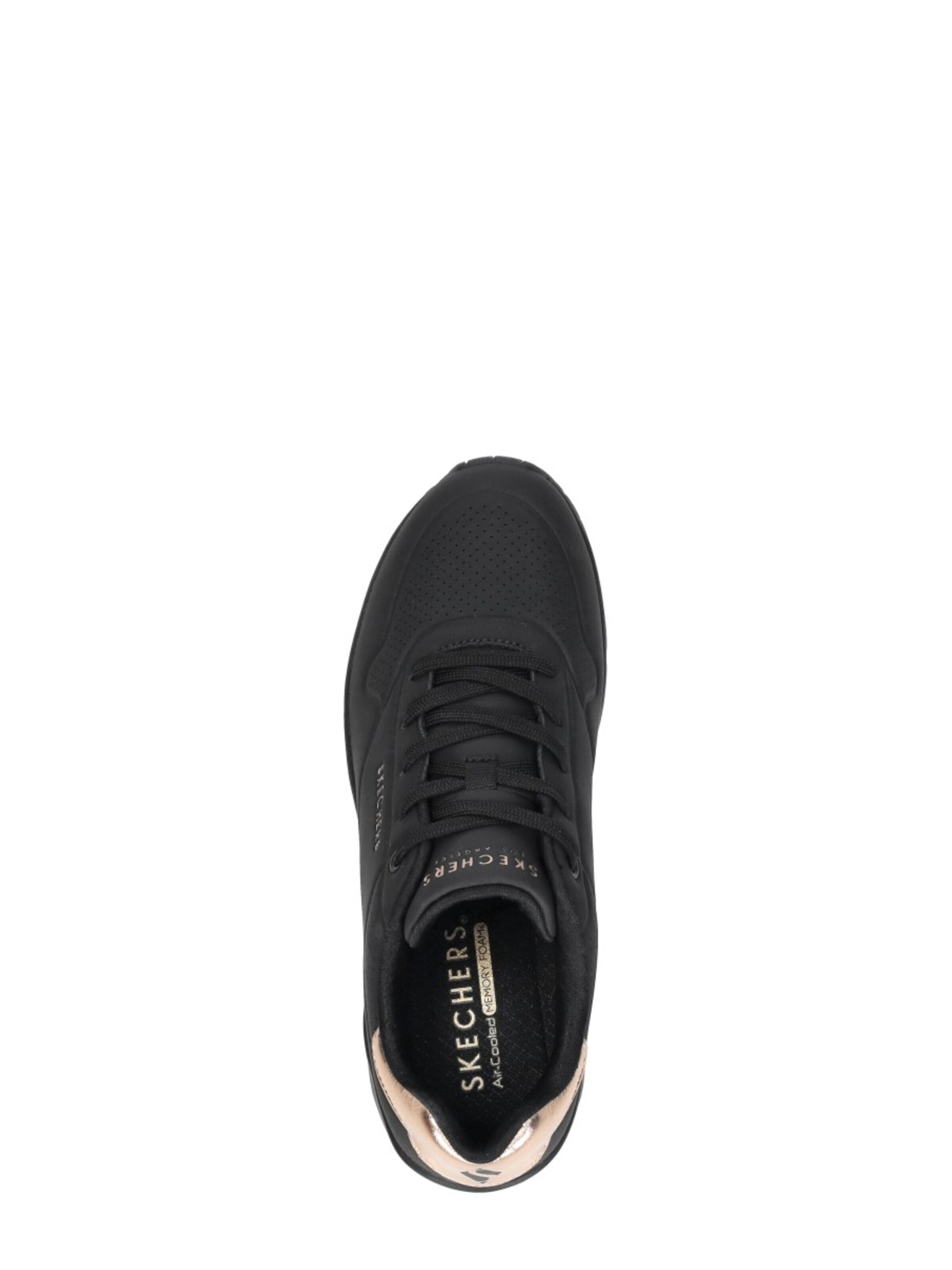 SKECHERS Sneakers laag 'Uno Wedge -Hi Steps' in Zwart